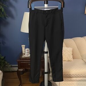NWOT Amazon Essentials Black Dress Pants slim fit, flat front